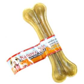 Loving Pets Nature's Choice 100% Natural Rawhide Pressed Bones - 6" Long (1 Bone)