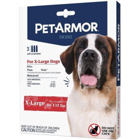 PetArmor Flea and Tick Treatment for X Large Dogs (89-132 Pounds) - 3 count